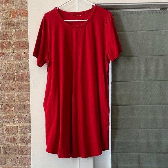 Universal Standard Tops - Universal Standard Red Short Sleeve Tunic Dress